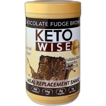 Keto Wise Meal Replacement Shake - Chocolate Fudge Brownie